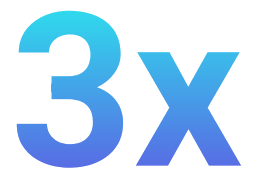 3x